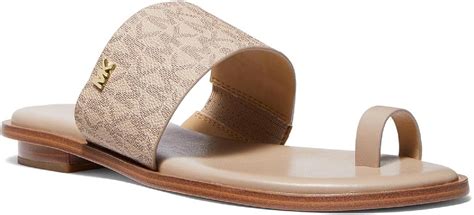 michael michael kors august flat sandal women's|Michael Kors high heel sandals.